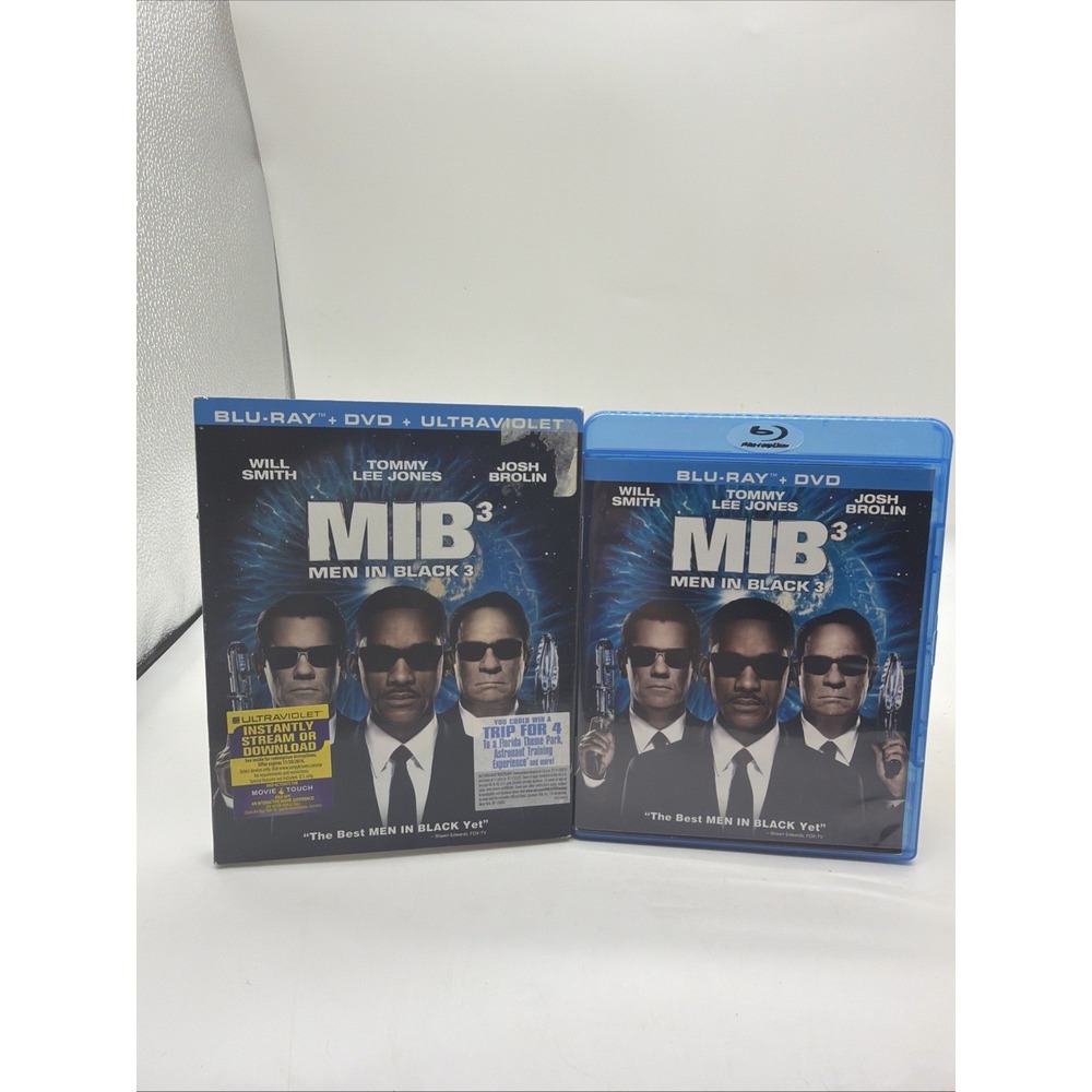 Men in Black 3 MIB 3 2012 Blu-ray with Slipcover Will Smith Sony Pictures